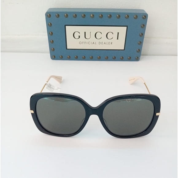 New - GUCCI Square Frame GG0511S Sunglasses Black - Picture 8 of 16